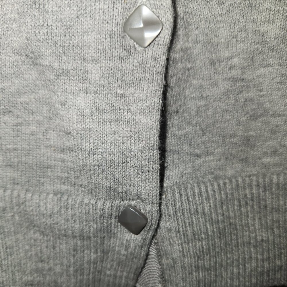 Catherines Grey Button up Cardigan Size 14/16W - Picture 4 of 8